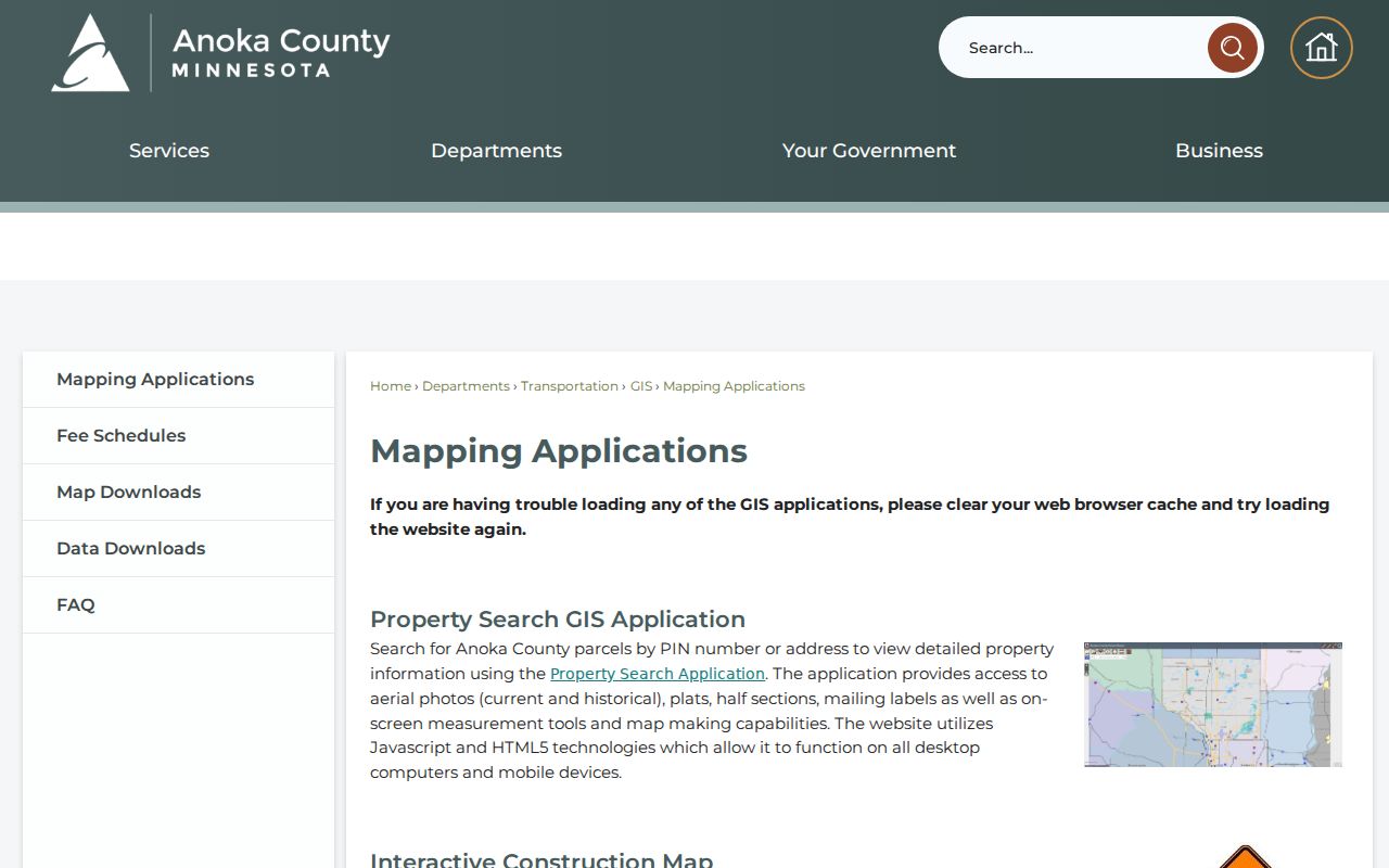 Columbia Heights neighbors map resources through Anoka County mapping applications