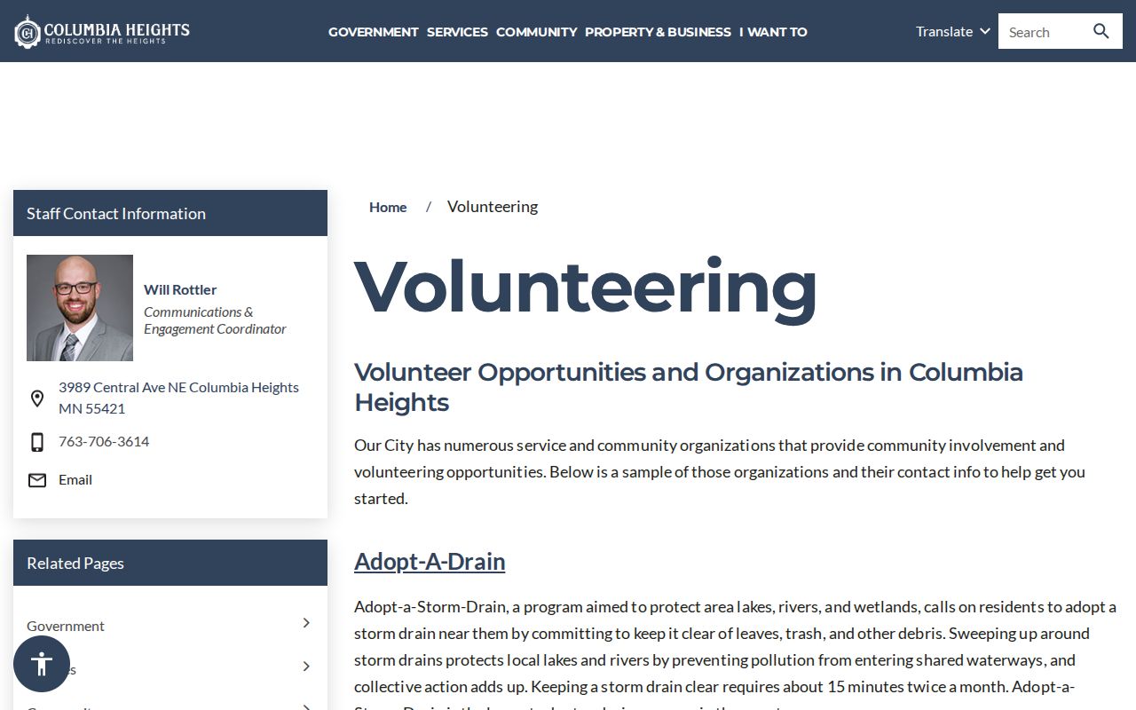 Columbia Heights neighbors community organization resource