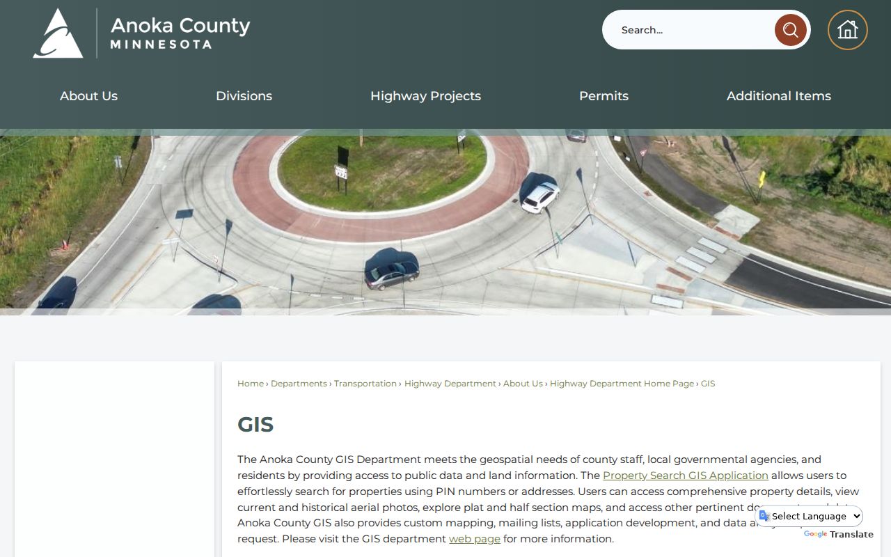 Columbia Heights ZIP code directory source for Anoka County GIS and parcel maps